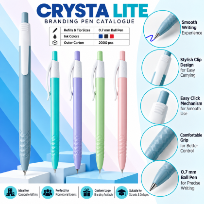 CRYSTA LITE 0.7 mm Ball Pen