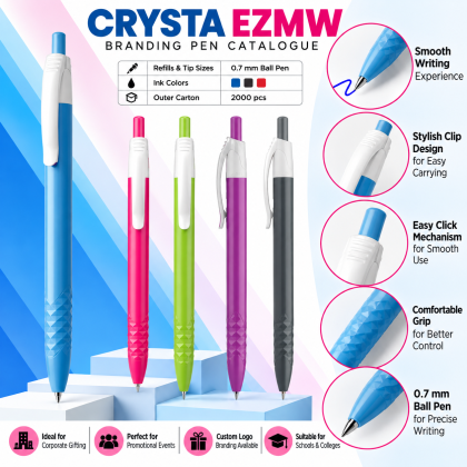 CRYSTA EZMW 0.7 mm Ball Pen