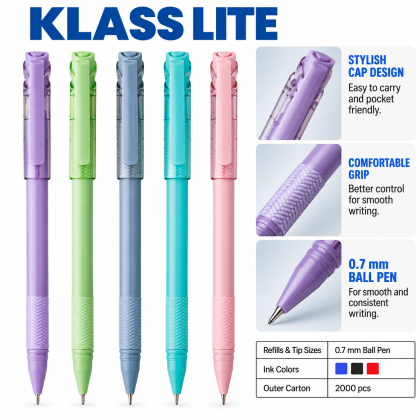 Klass Lite 0.7mm Stylish Promotional Ball Pen