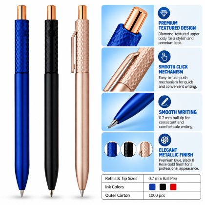Newton 0.7mm Premium Metallic Promotional Ball Pen
