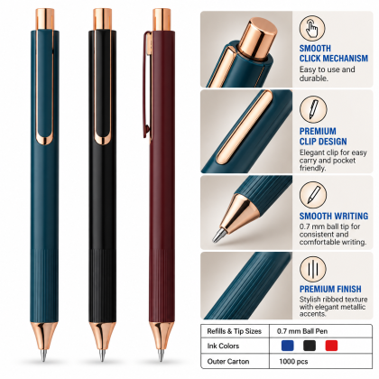 Regal 0.7mm Premium Metallic Promotional Ball Pen